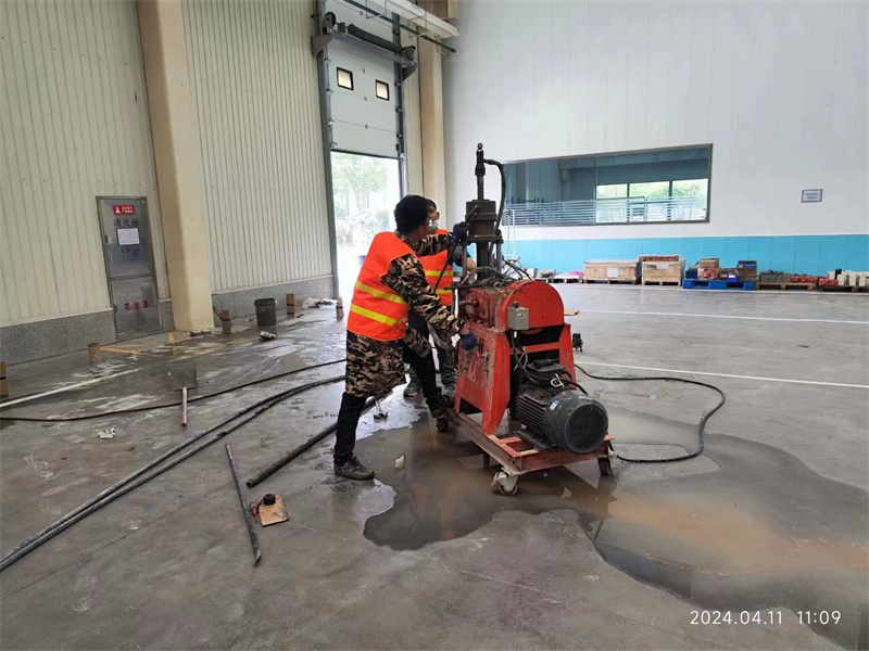 新会厂房地面下沉塌陷注浆加固施工